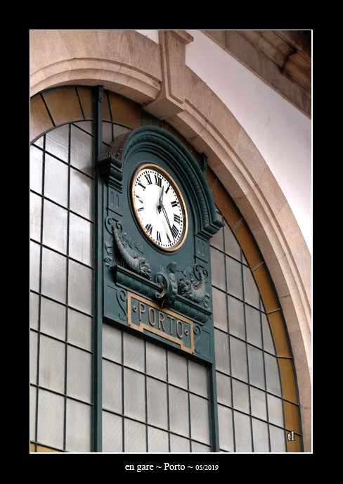 en gare de Porto