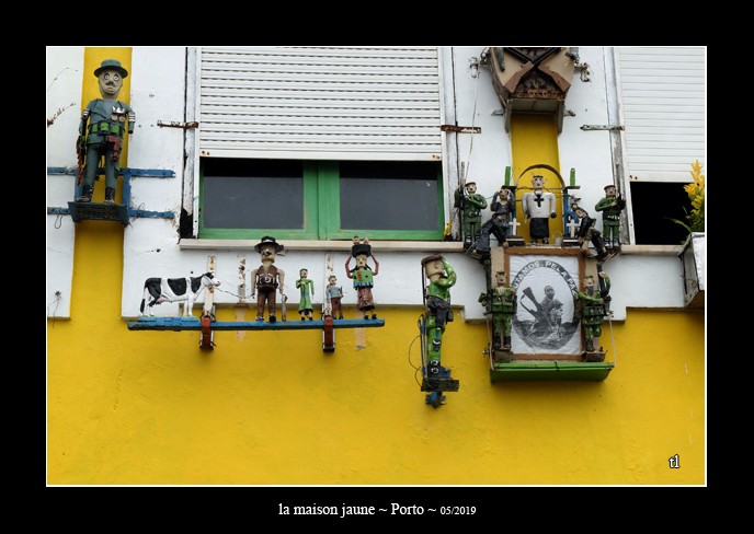 la maison jaune à Porto