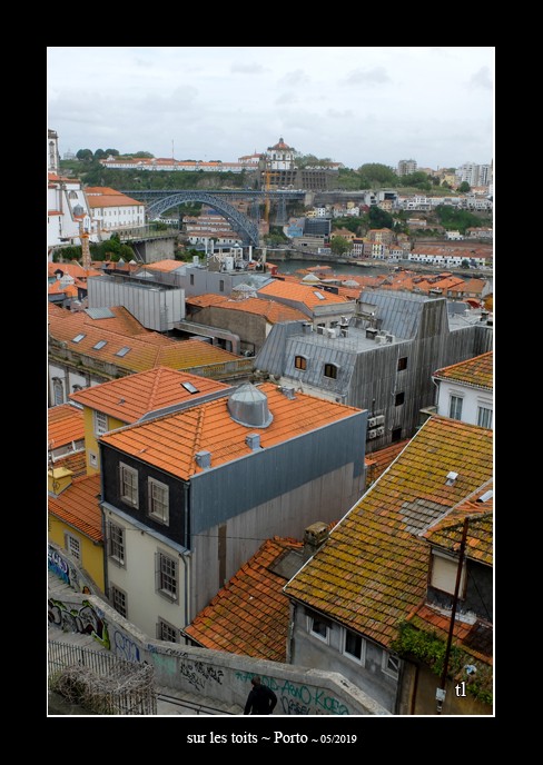 sur les toits à Porto