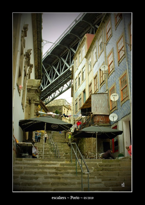 escaliers à Porto