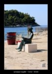 statue d'un homme tranquille à Cavtat - quelques photos de Croatie - septembre 2020 ~ thierry llopis photographies (www.thierryllopis.fr)