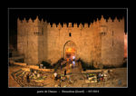 la porte de Damas d'entrée de la vielle ville de Jérusalem.