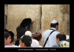 prières au mur des lamentations à Jérusalem.