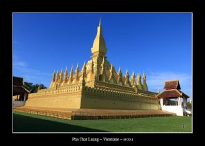 Pha That Luang à Vientiane.